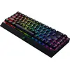 Image de Razer BlackWidow V3 Mini HyperSpeed Clavier de jeu mécanique, Lumière LED RVB, QWERTY US International, Sans fil, Noir, Commutateur vert