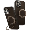Image de Étui Uniq Keva Air Pour Iphone 16 Pro Max Avec Chargeur Magclick Et Poignée Gripfit Marron