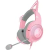 Image de Razer Kraken Kitty V2 - Casque Filaire RGB avec Oreilles de Chat (Eclairage Réactif Stream, Micro Cardioïde HyperClear, Transducteurs Triforce 40mm, Son Surround 7.1) Rose Quartz en occasion ou reconditionné