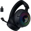 Image de Razer Kraken V4 - Casque de Jeu sans Fil (Connectivité 3 Modes, Drivers Triforce 40mm, 9-Zone RGB Earcup Lighting, Mix & Volume adjustments, THX Spatial Audio) Noir en occasion ou reconditionné