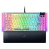 Image de Razer BlackWidow V4 75%, filaire, USB, switch mécanique, QWERTY, RGB LED, blanc