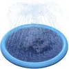 Image de Tapis De Jeu Gonflable Avec Fontaine À Eau, 170 Cm, Pvc, Bleu