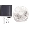Image de Ventilateur Solaire Portable 10w Avec Panneau Usb, Ventilation 6 Pouces Pour Rafraîchissement