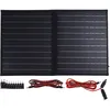 Image de Panneau Solaire Pliable 30w 18v Imperméable Pour Randonnée Camping Vélo