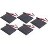 Image de Panneau Solaire Miniature 5 Pièces - 1,5v, 0,65w, 60x80x3mm, Câble 30cm