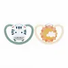 Image de NUK Perfect Match Air - Sucettes Physiologiques Silicones 6-18 mois zèbre/lion