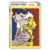 Image de Puzzle Piatnik Kiss III 1000 pièces Pop art couleurs vives Jaune/Rouge/Bleu - Neuf