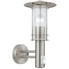 Image de EGLO Applique murale d'extérieur Lisio avec détecteur de mouvement Lisio 60W argent 30185