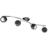 Image de EGlO Bimeda LED nickel Plafonnier à quatre lampes