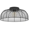 Image de Lampe Filaire Derwen Ø 45cm - Plafond - Noir - 31398