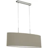 Image de Eglo 31581 Pasteri Lampe à suspendre de table de salle à manger textile taupe, gris-brun
