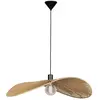 Image de Suspension - 80 x 110 cm - Marron - Noir - Cordage - Acier