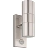 Image de EGLO Applique murale d'extérieur LED Sensor Riga 5 2×3W Acier inoxydable