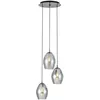 Image de EGLO Estanys, Noir, Nickel, Noir, Transparent, Acier, Verre, Rond, Intérieur