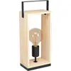 Image de Eglo 43415 FAMBOROUGH E27 Lampe de table 165x100mm Noir Naturel