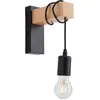 Image de Applique 1x E27 max 40W, industriel métal noir EGLO Townshend