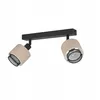 Image de Eglo Rosley Lampe De Plafond Noir Et Beige 31 Cm