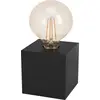 Image de Eglo 43734 PRESTWICK 2 E27 Lampe de table 95x95mm Noir