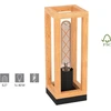 Image de Eglo 43746 NAFFERTON E27 Lampe de table 100x100mm noir marron