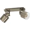 Image de Eglo 43818 SOUTHERY E27 double plafonnier 470x110mm crème-or blanc