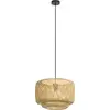 Image de Eglo 43868 HETTONLE E27 Lampe à suspendre Ø420mm Noir Naturel