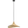 Image de Eglo 43869 HAXEY E27 Lampe à suspendre Ø500mm Noir Naturel