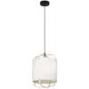 Image de Eglo 43874 SURFLEET E27 Lampe à suspendre Ø330mm Noir Naturel