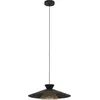 Image de GRIZEDALE suspension Lampe à suspendre Lampe à suspendre - H110 x Ø50 cm - noir, laiton - 1X40W excl. - IP20