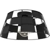 Image de EGLO Plafonnier Pontefract, plafonnier géométrique, lampe de salon en métal noir, lampe plafond, lampe couloir avec douille E27, Ø 42 cm