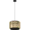 Image de SANDBACH Lampe à suspendre Lampe à suspendre - H110 x Ø42 cm - noir, laiton - 1X40W excl. - IP20