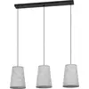 Image de ALSAGER Lampe à suspendre Lampe à suspendre - L91 x l21 x H110 cm - noir - 3X40W excl - IP20