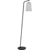 Image de ALSAGER Lampadaire Lampe de sol - L50,5 x l21 x H170 cm - noir - 1X40W excl - IP20