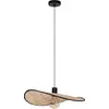 Image de Eglo Lampe à suspendre Marywell acier ,bois, noir, marron