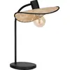 Image de Eglo Lampe de table Marywell acier, bois, noir, marron