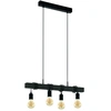 Image de Lampe Suspendue À 4 Lumières Townshend Noir - E27 - 44061