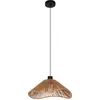 Image de Suspension EGLO ''Lavister'', 1 flamme, E27, acier, papier/naturel