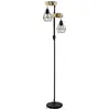 Image de TOWNSHEND 5 Lampadaire Lampe - L40 x l25 x H166,5 cm - noir, marron - 2X60W excl - IP20
