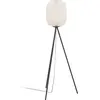 Image de BELGRAVE Lampadaire Lampadaire - H141,5 x Ø30 cm - noir - 1X60W excl - IP20