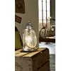 Image de Lampe de table vintage 33cm argenté antique clair