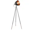 Image de EGLO Lampadaire CHESTER Noir et cuivre 49386