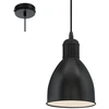 Image de EGLO Lampe à suspendre "PRIDDY" noir et blanc 49464