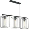 Image de Suspension Loncino Linéaire - Noir|transparent