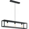 Image de EGLO Lampe à suspendre ELSWICK 3x60 W noir 49564