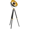 Image de EGLO Lampadaire COVALEDA noir et laiton 49618