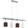 Image de Suspension Townshend 2 4-flammes blanc-patine blanc, marron Eglo 49927