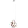 Image de EGLO Lampe à suspendre CARLTON 1 blanc et or 49932