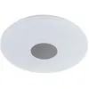 Image de Eglo - Plafonnier Led 18 Watts Variateur De Lampe 3000-6000k Éclairage Rond Acier Blanc 75289