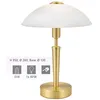 Image de Lampe De Table Solo 1 35 Cm D'Or Avec Du Blanc - 87254