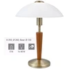 Image de Lampe De Table Solo 1 35cm Bronze Doré Avec Bois - 87256