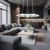 Image de Eglo - Plafonnier Led Design 21 Watts, Luminaire Suspendu En Verre Satiné 90811